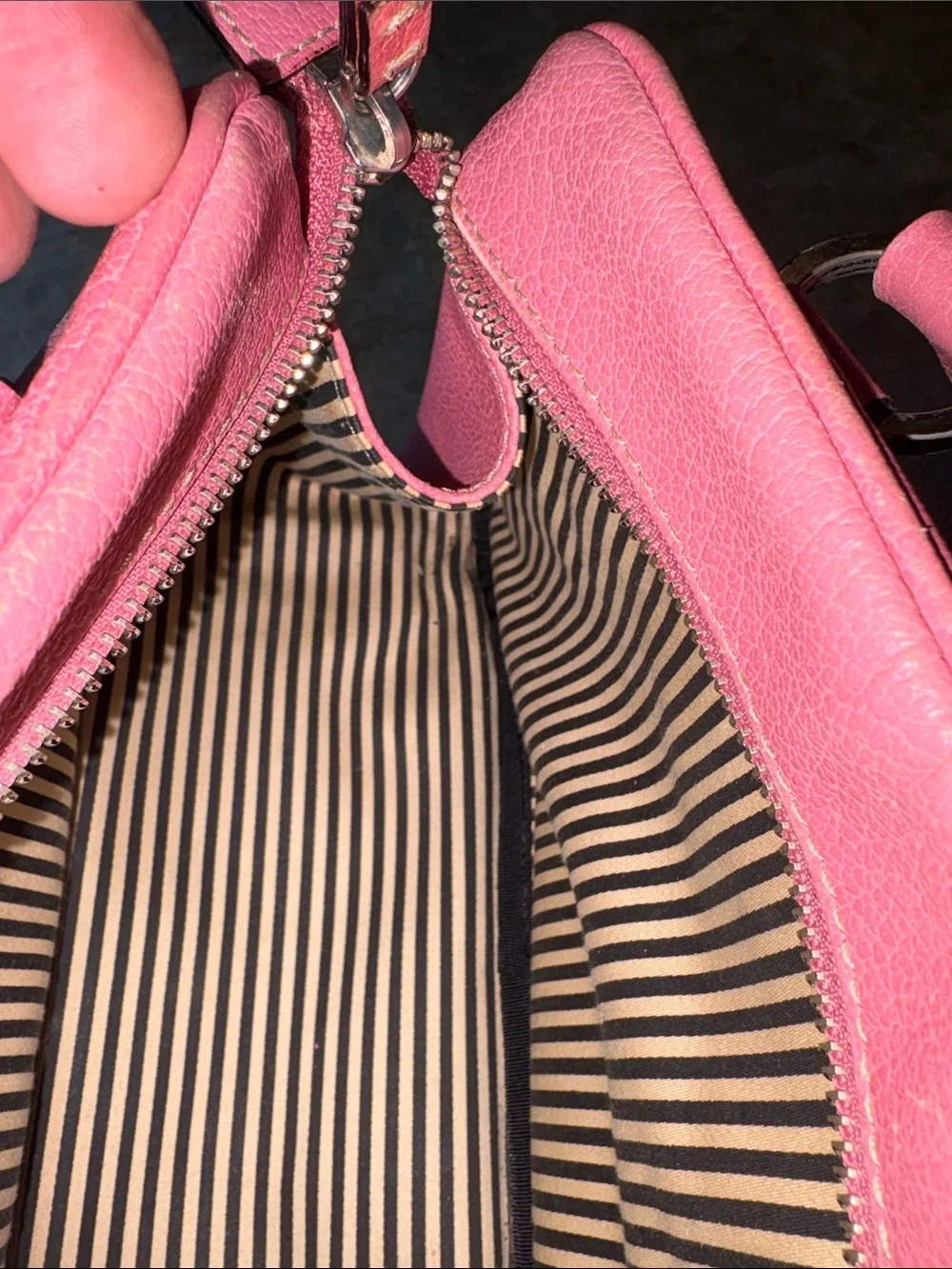 Leather KATE SPADE Women's Pink Leather Shoulder Bag